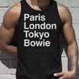 パリ東京ロンドンボウイ ギフトデザイン Bowieouvenir タンクトップ 彼への贈り物