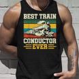 史上最高の電車の車掌 Conductor Railroad タンクトップ 彼への贈り物