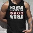 戦争禁止、平和、反戦、戦争禁止 長袖tシャツ タンクトップ 彼への贈り物