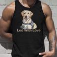自閉症啓発サポート犬ラブラドールのニューロダイバーシティ 長袖tシャツ タンクトップ 彼への贈り物