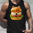 面白いtシャツ 柴犬 犬 イヌ ハンバーガー メンズ 犬好き グッズ かわいい おもしろ 面白い 服 ネタ 長袖tシャツ タンクトップ 彼への贈り物