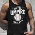 面白い野球審判シャツ メンズ I Am The Umpire タンクトップ 彼への贈り物