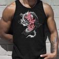 龍 日本の桜文化 長袖tシャツ タンクトップ 彼への贈り物