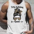 50歳の誕生日 クイーン Happy 50歳 散らかったパンヒョウ タンクトップ 彼への贈り物