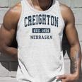 Creighton ネブラスカne ビンテージアスレチックスポーツデザイン タンクトップ 彼への贈り物