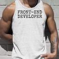 Front End Developer タンクトップ 彼への贈り物