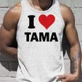 I Heart Tama Japan Love 日本土産 タンクトップ 彼への贈り物