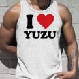 I Heart ゆず ファーストネーム I Love パーソナライズ タンクトップ 彼への贈り物