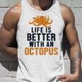 Life Is Better With An Octopus Cephalopoda 蛸 タンクトップ 彼への贈り物