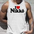 I Love Heart Nikko Japan 栃木県 タンクトップ 彼への贈り物