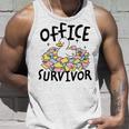 Officeurvivor かわいいアヒルの付箋 ユーモア 長袖tシャツ タンクトップ 彼への贈り物