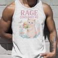 Rage Consumes Me キュート 怒っている猫 面白い 皮肉なミーム タンクトップ 彼への贈り物
