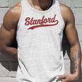 Stanford California Ca ビンテージスポーツグラフィック タンクトップ 彼への贈り物