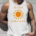 サンシャインデイ オレンジ色 白 タンクトップ 彼への贈り物