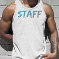 スタッフバックプリントデザインtシャツ イベントスタッフ用 タンクトップ 彼への贈り物