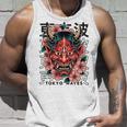 日本悪魔 般若 鬼 鬼 仮面 妖怪鬼 鬼 仮面 長袖tシャツ タンクトップ 彼への贈り物