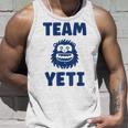 野獣のイエティ 忌まわしい雪だるまのユーモア 私はイエティが大好き Team Yeti タンクトップ 彼への贈り物