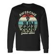 15歳の誕生日 2008年6月9日 15歳の誕生日 長袖tシャツ 長袖Tシャツ ギフトのアイデア