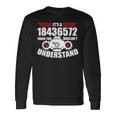 18436572のことだよ君にはわからないだろうけど面白い8 長袖Tシャツ ギフトのアイデア