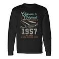 1957年生まれ ヴィンテージカー 69歳の誕生日 長袖Tシャツ ギフトのアイデア