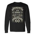 1966年6月生まれのヴィンテージ60歳の誕生日レジェンド。 長袖Tシャツ ギフトのアイデア