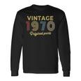1970年 誕生日プレゼント レトロ バースデー ヴィンテージ 1970年 オリジナルパーツ 長袖Tシャツ ギフトのアイデア