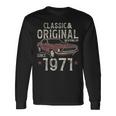 1971年生まれ クラシックカー 55歳の誕生日 長袖Tシャツ ギフトのアイデア