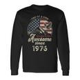 1976 愛国的なイーグル、50歳の誕生日、アメリカ国旗 愛国的 長袖Tシャツ ギフトのアイデア