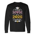 2026年卒業生シニアヒマワリヒョウの心臓の誇り高き母 長袖Tシャツ ギフトのアイデア