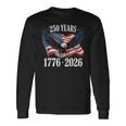 250 Anniversary Usa 2026 Patriotic Eagle 250Th 4Th Of July 長袖Tシャツ ギフトのアイデア