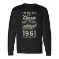 65歳の誕生日 1961年生まれのクラシックカー 長袖Tシャツ ギフトのアイデア