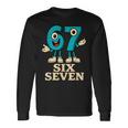 67 シックスセブン 6-7 面白いイタリアンブレインロットスラングゲームミーム 長袖Tシャツ ギフトのアイデア