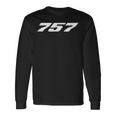 757 旅客機機 Avgeeks用 長袖Tシャツ ギフトのアイデア