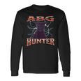 Abg Hunter Offensive Cat Meme Bootlegグラフィック 長袖Tシャツ ギフトのアイデア
