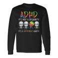 Adhd It's Not Disability It's A Different Abilitykeleton 長袖Tシャツ ギフトのアイデア