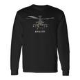 Ah-64 アパッチヘリコプター 長袖Tシャツ ギフトのアイデア