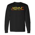 Async Backroom Research Creepypasta リミナル アナログホラー 長袖Tシャツ ギフトのアイデア