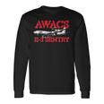 Awacs E-3Entry 米軍パイロット貨物機 長袖Tシャツ ギフトのアイデア