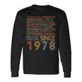 Awesomeince 1978 46Th Birthday Born In 1978 46 Years Old 長袖Tシャツ ギフトのアイデア