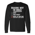 Bachelor メンズ シャツ Rasons Why I'mingle Big Dick Fun 長袖Tシャツ ギフトのアイデア