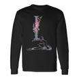 Balla Ballerina イニシャル 名前 I、ダンス、モノグラム、バレエ 長袖Tシャツ ギフトのアイデア