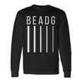 Beadg 5弦ベースギター ベースプレーヤー、ベーシスト 長袖Tシャツ ギフトのアイデア