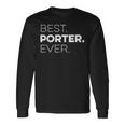Best Porter Ever Coワーカー感謝 長袖Tシャツ ギフトのアイデア