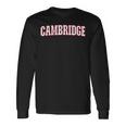 Cambridge Uk England ケンブリッジ 長袖Tシャツ ギフトのアイデア