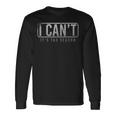 I Cant Its Taxeason おもしろ会計士ギフト Cpa税関税 長袖Tシャツ ギフトのアイデア