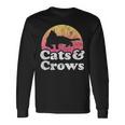 Cats And Crows メンズ レディース ボーイズ ガールズ カラス 長袖Tシャツ ギフトのアイデア