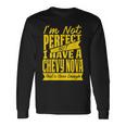 Chevy Novaとの完璧なデザイン 長袖Tシャツ ギフトのアイデア