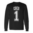 Cocoサポーター番号 1番の大ファン 長袖Tシャツ ギフトのアイデア