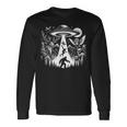 Cryptid Monsters ビッグフット Mothman Dogman Moon Cryptozoology 長袖Tシャツ ギフトのアイデア
