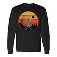 Dabbing Alien ハロウィン 面白い ダブ ダンス ポーズ トリック オア トリート 長袖Tシャツ ギフトのアイデア